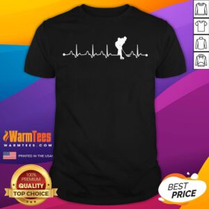 Pretty Hockey Heartbeat Ekg Pulse Hockey Player Lover T-Shirt