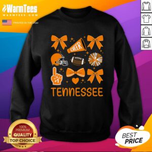 Pretty Tennessee Bow Orange For Tennessee Lovers Sweatshirt