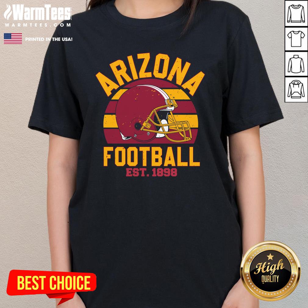 Top Arizona Football Team Supporter Est 1898 Ladies-Tee