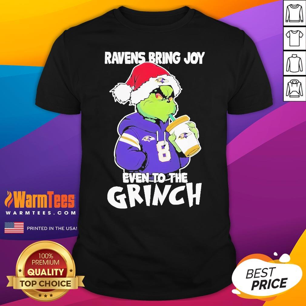 Top Baltimore Ravens Bring Joy Even To The Grinch Christmas 2024 T-Shirt