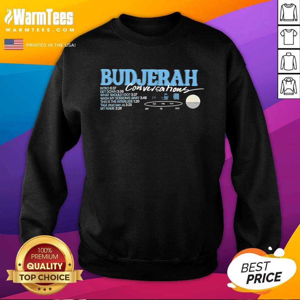 Top Budjerah Conversations Tracklist Sweatshirt