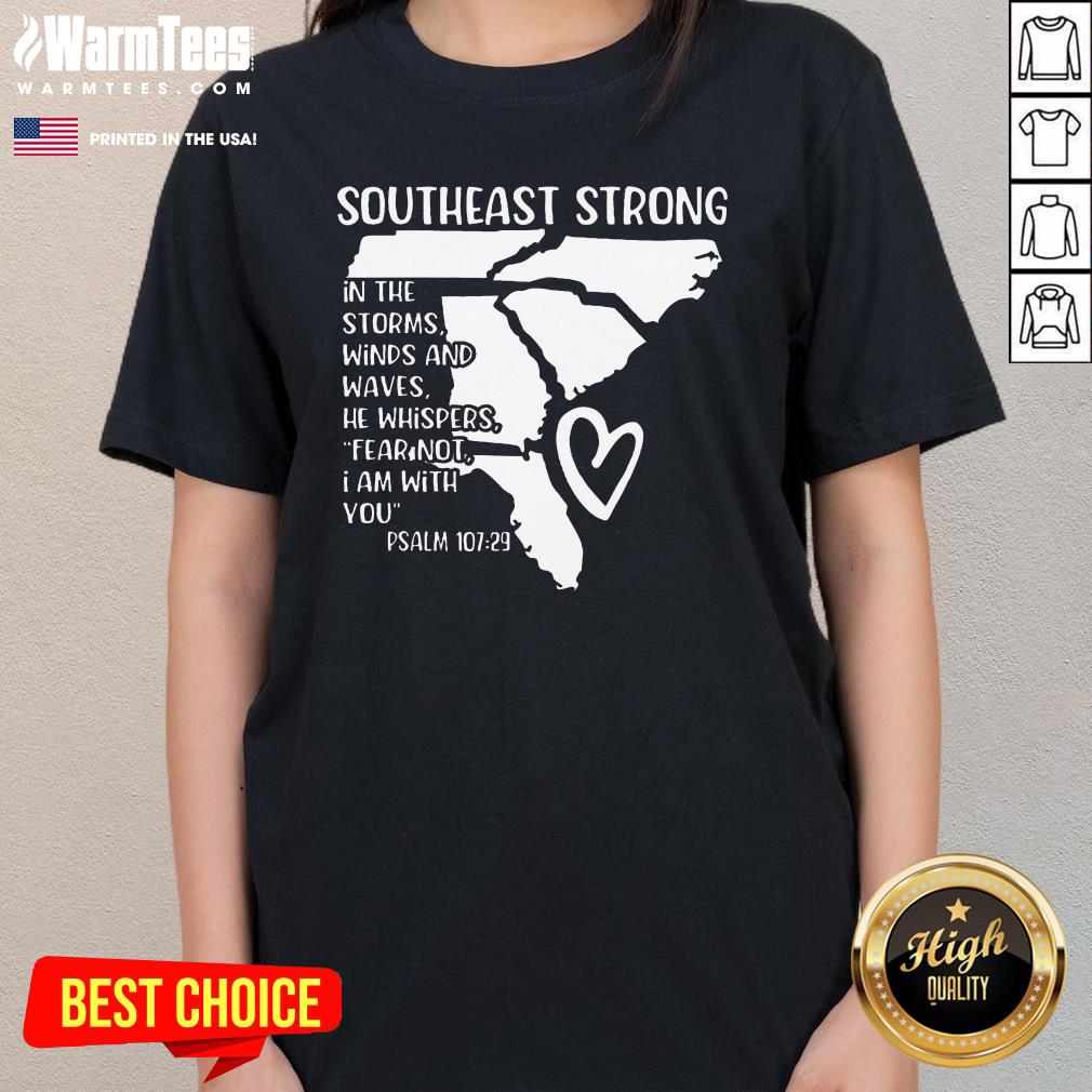 Top Hurricane Strong Southeast Strong Pray For North Carolina Ladies-Tee