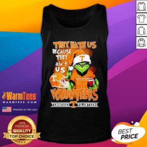 Top Tennessee Volunteers Grinch They Hate Us Because They Ain't Us Tank-Top