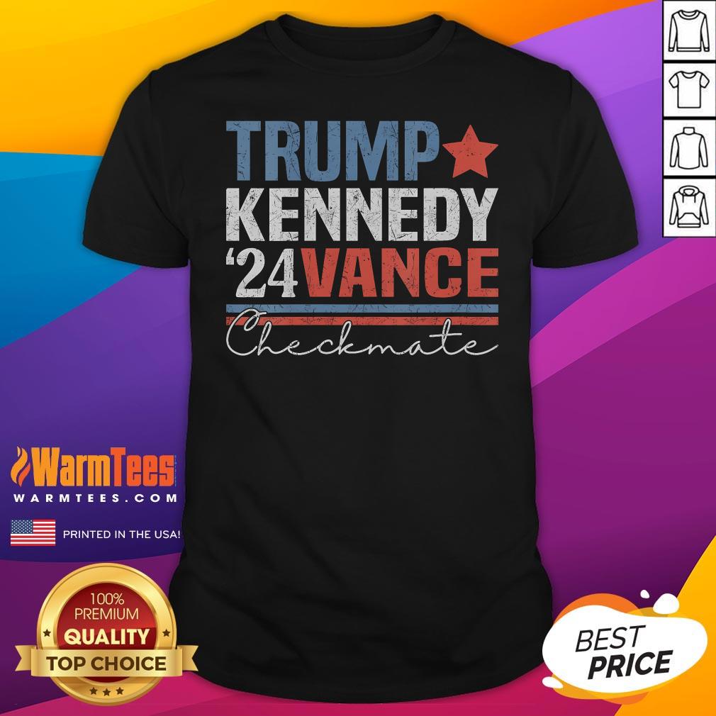 Top Trump Vance Kennedy Checkmate 2024 Election Republican T-Shirt