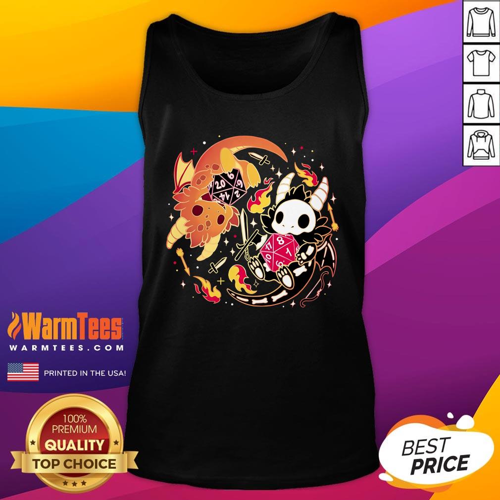 Top Winner Loser Dice Dragons Tank-Top