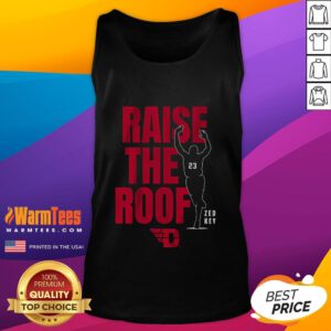 Awesome Dayton Basketball Raise the Roof Tank Top featuring a vibrant design, perfect for fans and game day attire.