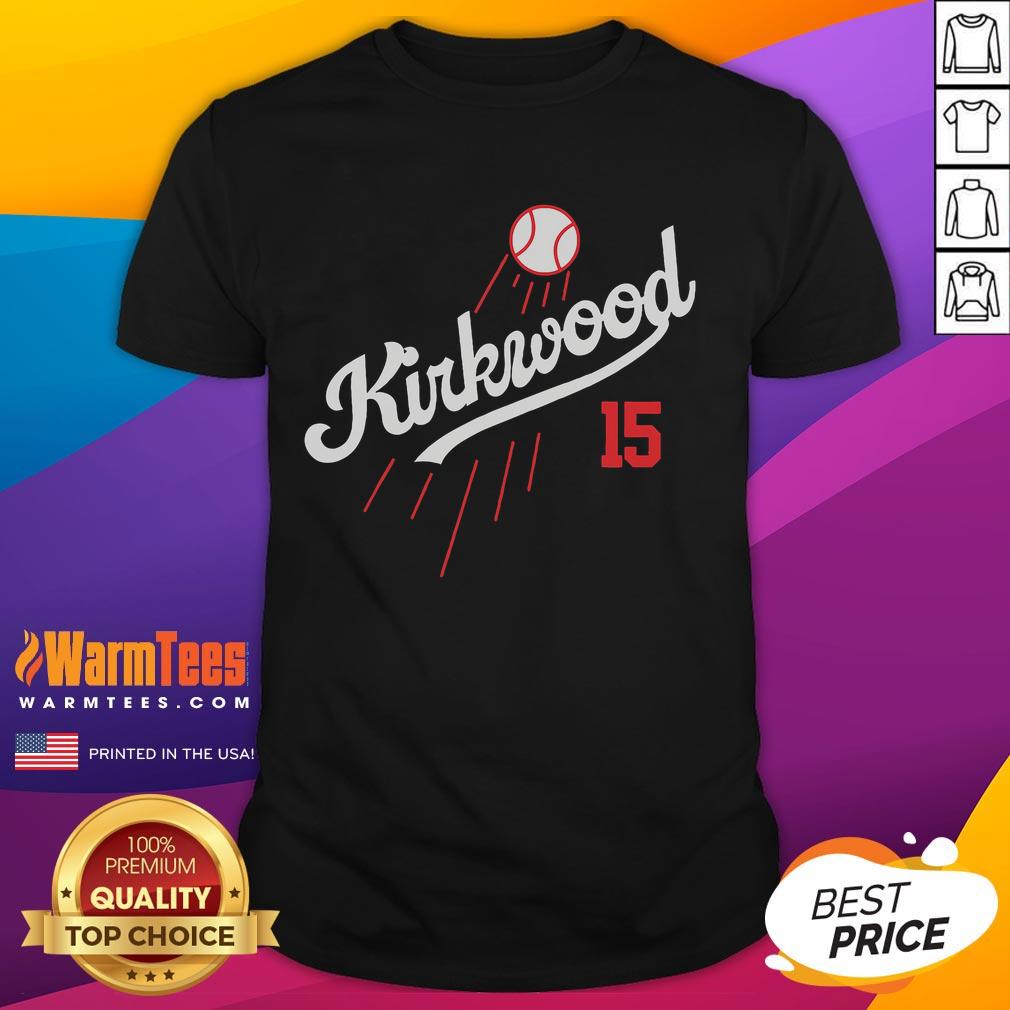 Awesome Kirkwood Baseball Retro T-Shirt featuring vintage design and bold graphics, perfect for baseball fans.
