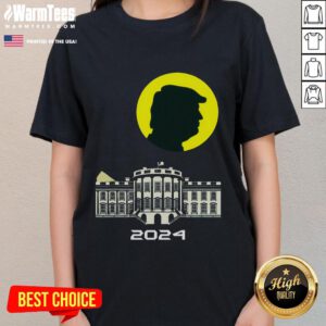 Awesome Trump Signal 2024 Ladies Tee featuring a bold design and vibrant colors for passionate supporters.
