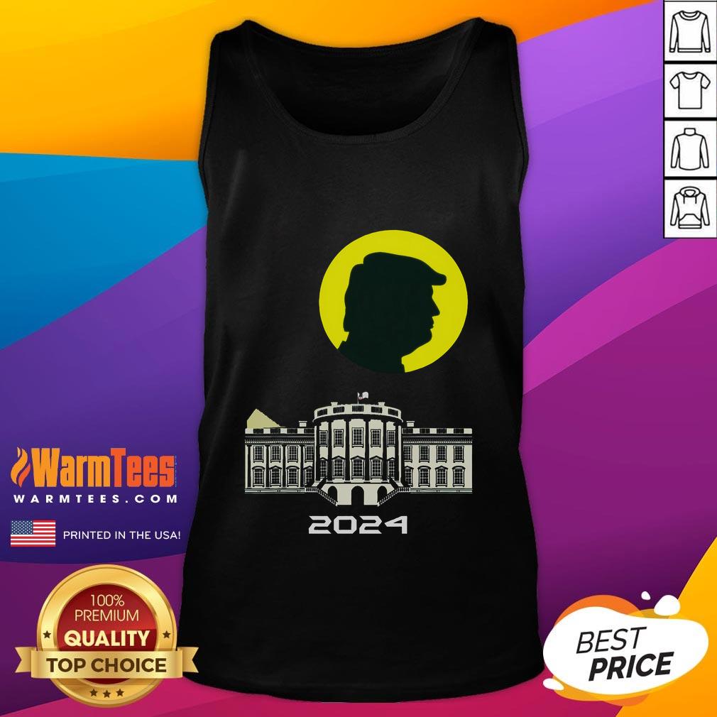Awesome Trump Signal 2024 tank top featuring bold graphics and vibrant colors, perfect for showing support in style.