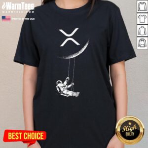 Awesome Xrp Moon Merch Cryptocurrency Crypto Currency Merchandise Ladies-Tee
