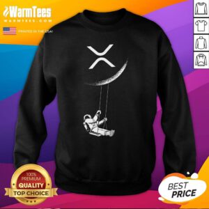 Awesome Xrp Moon Merch Cryptocurrency Crypto Currency Merchandise Sweatshirt