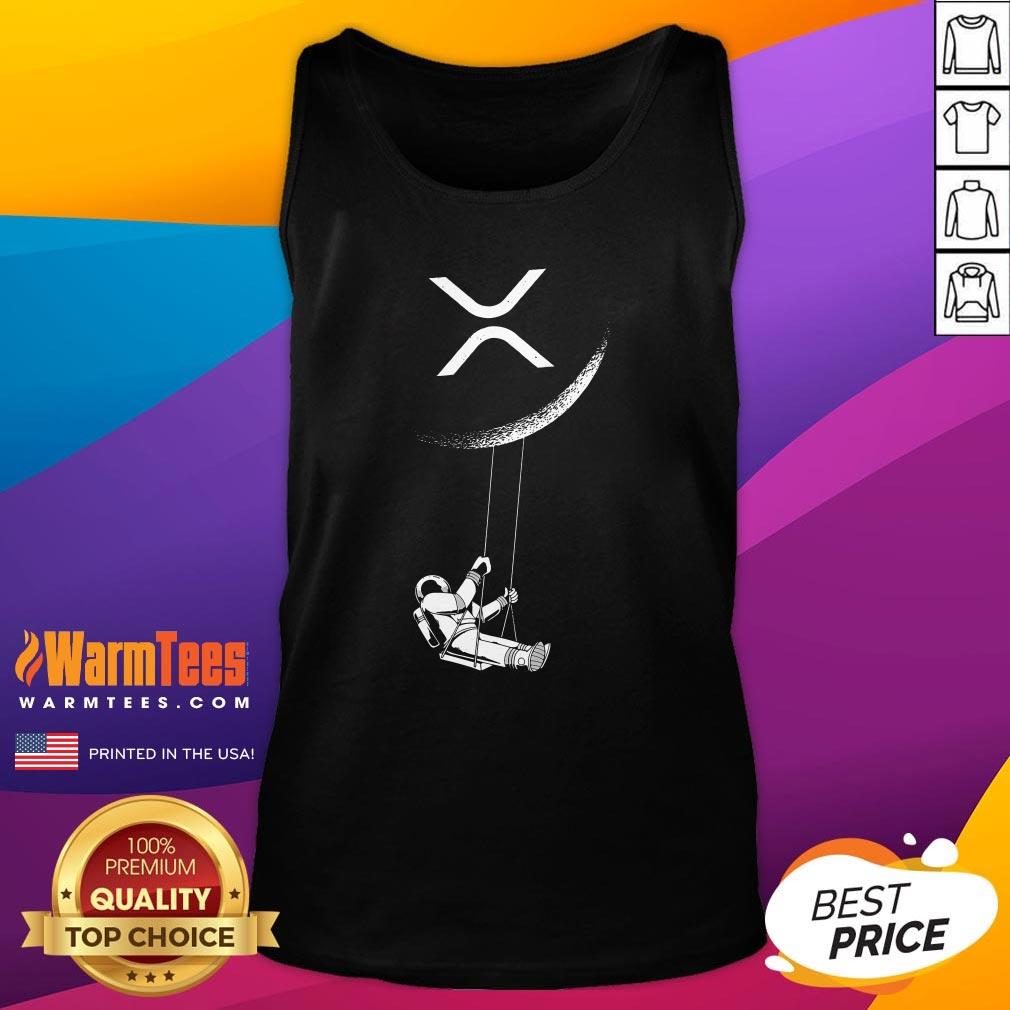 Awesome Xrp Moon Merch Cryptocurrency Crypto Currency Merchandise Tank-Top