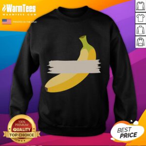 Funny Censored Banana Sweatshirt featuring a playful banana graphic with humorous text, perfect for casual wear.
