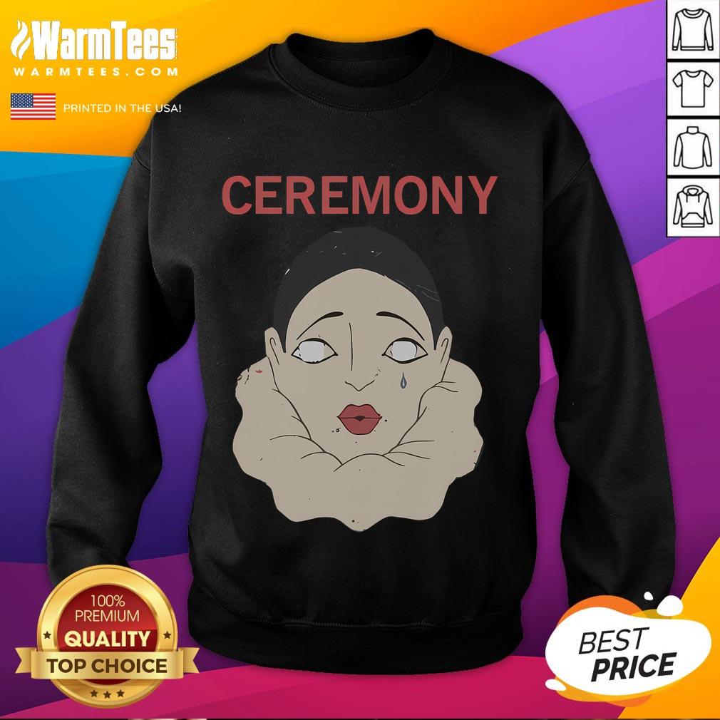 Good Ceremony A Single Tear Sweatshirt featuring a stylish design, perfect for casual wear and emotional moments.