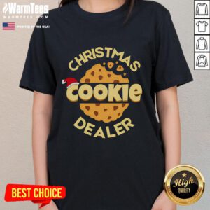 Good Christmas Cookie Dealer tee featuring baking ladies, perfect for festive cookie lovers and bakers.