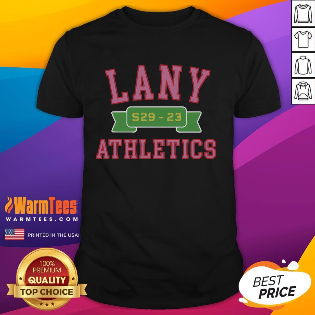 Good Lany Athletics S29-23 T-Shirt featuring a sporty design and vibrant colors for activewear enthusiasts.