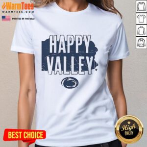 Happy Valley ladies tee featuring Penn State logo, perfect for fans in the Good Penn State community.