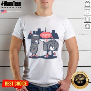 Good Valentine's Day t-shirt featuring 'I Am Nothing Without You' design for photographers, perfect for gift giving.