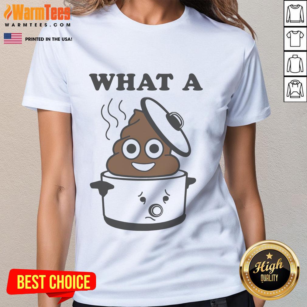 Good What A Crock Ladies Tee featuring a fun, humorous design perfect for casual wear and showcasing a playful style.