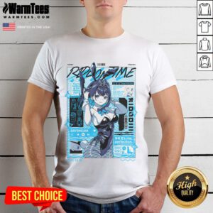 Hot Ride On Time Ouro Kronii Hololive T-Shirt featuring vibrant graphics and stylish design for fans of Hololive merchandise.