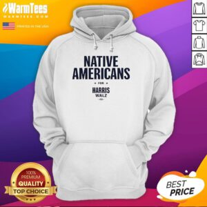 Official Mark Ruffalo Native Americans For Harris Walz Hoodie