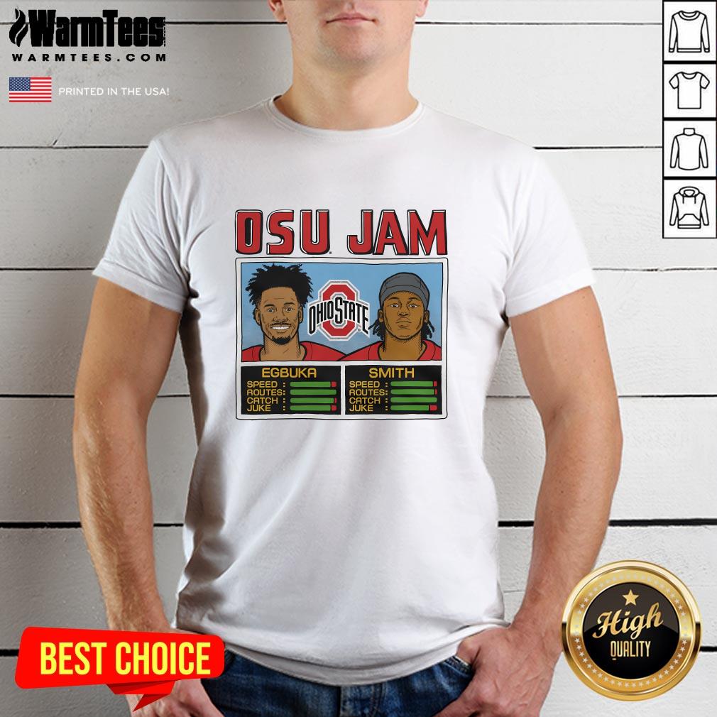 Official OSU Jam Egbuka And Smith T-Shirt