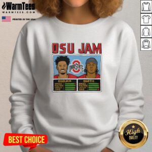 Official OSU Jam Egbuka And Smith Sweatshirt