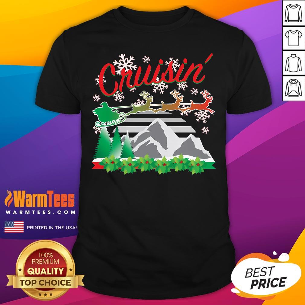 Top Cruisin' Santa T-Shirt