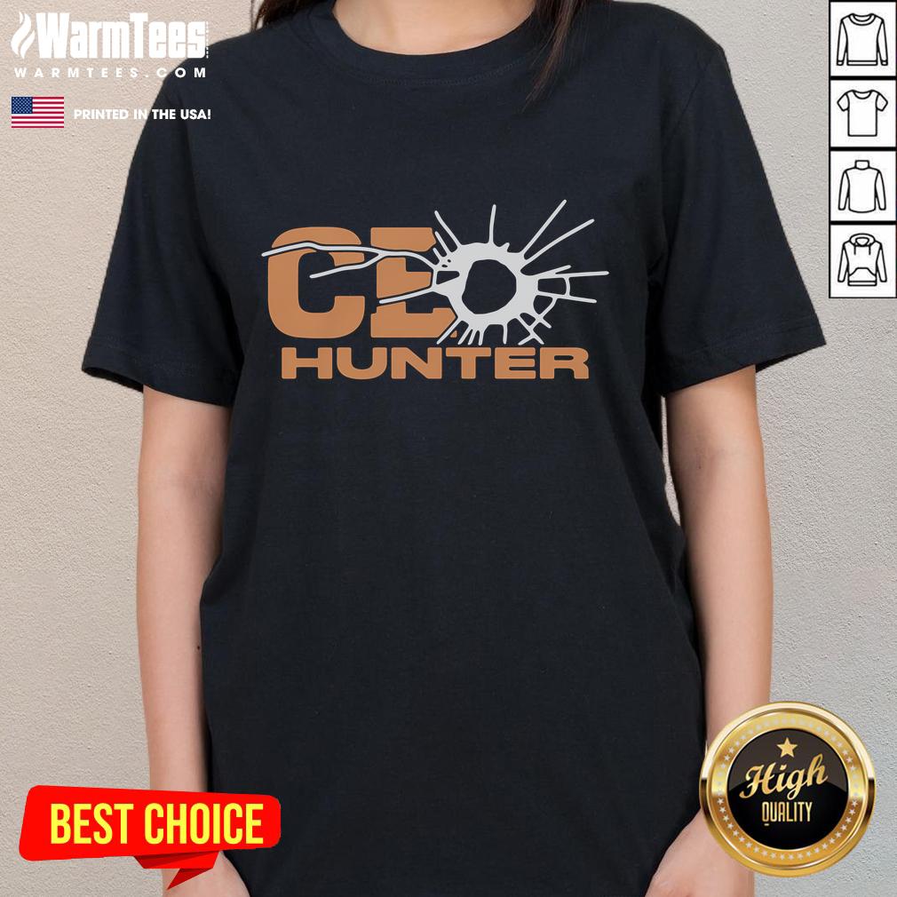 Awesome CEO Hunter Ladies Tee featuring a stylish design for women who lead and inspire in the business world.