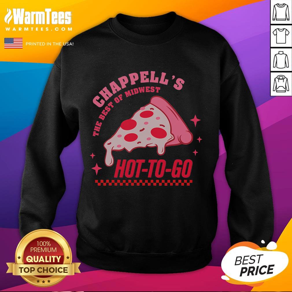Awesome Chappell's The Best of Midwest Hot To Go sweatshirt in vibrant colors, perfect for cozy casual wear.