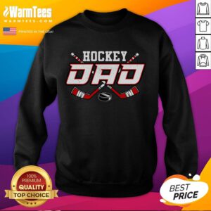 Awesome Hockey Dad Papa Fathers Day vintage sweatshirt featuring a classic design and sporty vibe.