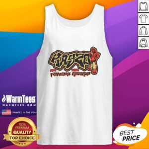 Awesome Kayzo graffiti tank top featuring bold colors and street art design, perfect for summer streetwear style.