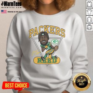 Awesome Packers Homage sweatshirt featuring 'Reading the Defense' design, perfect for fans of Green Bay Packers style.