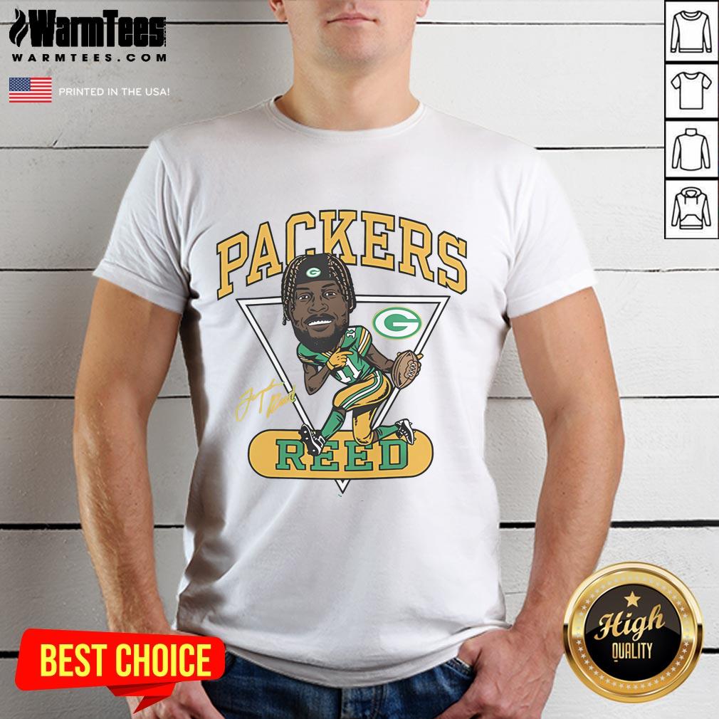 Awesome Packers Homage Reeding The Defense T-Shirt featuring vibrant team colors and a bold graphic design.