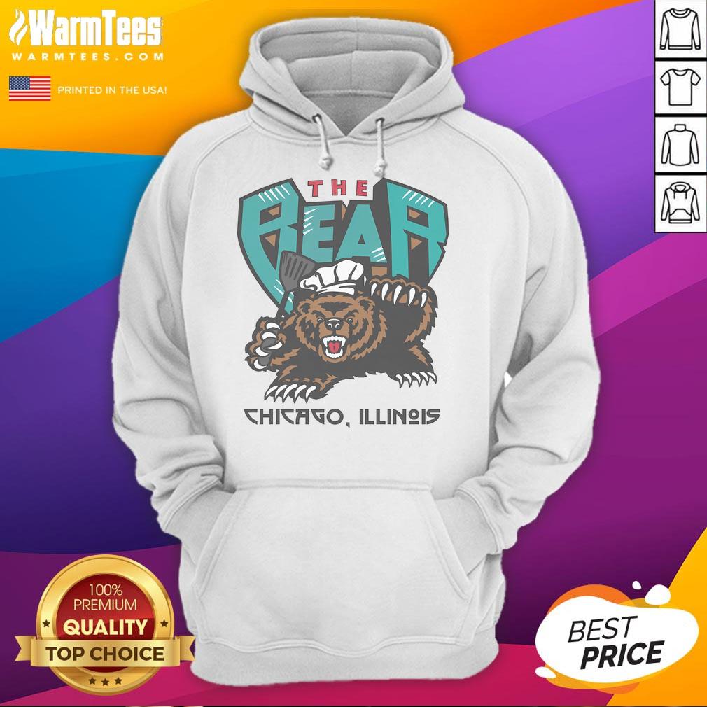 Awesome The Bear Chicago Illinois Hoodie featuring vibrant colors and a cozy design, perfect for Chicago fans.