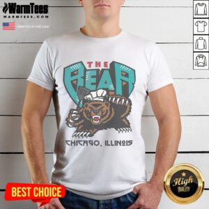 Awesome The Bear Chicago Illinois T-Shirt featuring a vibrant bear graphic, perfect for Chicago sports fans and collectors.