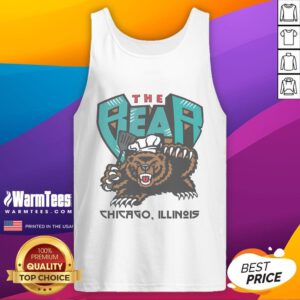 Awesome The Bear Chicago Illinois tank top featuring a vibrant design, perfect for fans and summer wear.