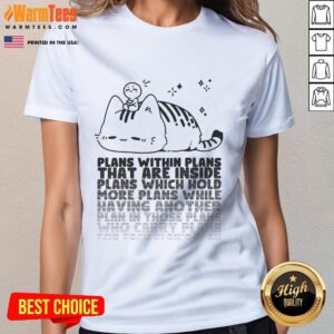 Alt Text: Cute 7M Digital Plans Within Plans Ladies Tee featuring a stylish design and comfortable fit for everyday wear.