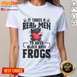 Cute black rain frog in a terrarium enclosure, perfect for a dad's rain frog-themed tee, showcasing vibrant habitat.