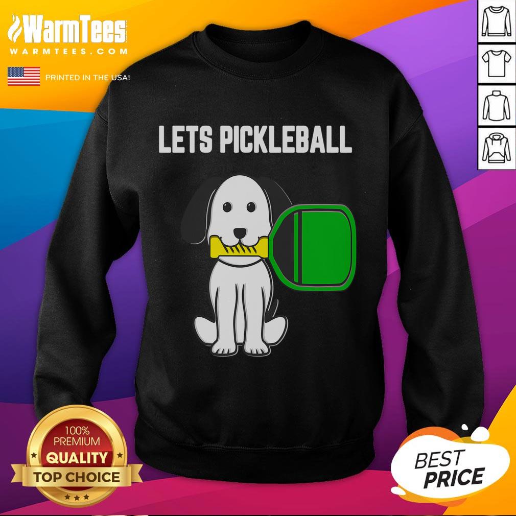 Alt Text: Cute God Lets Pickleball sweatshirt in vibrant colors, perfect for pickleball lovers and stylish sportswear enthusiasts.