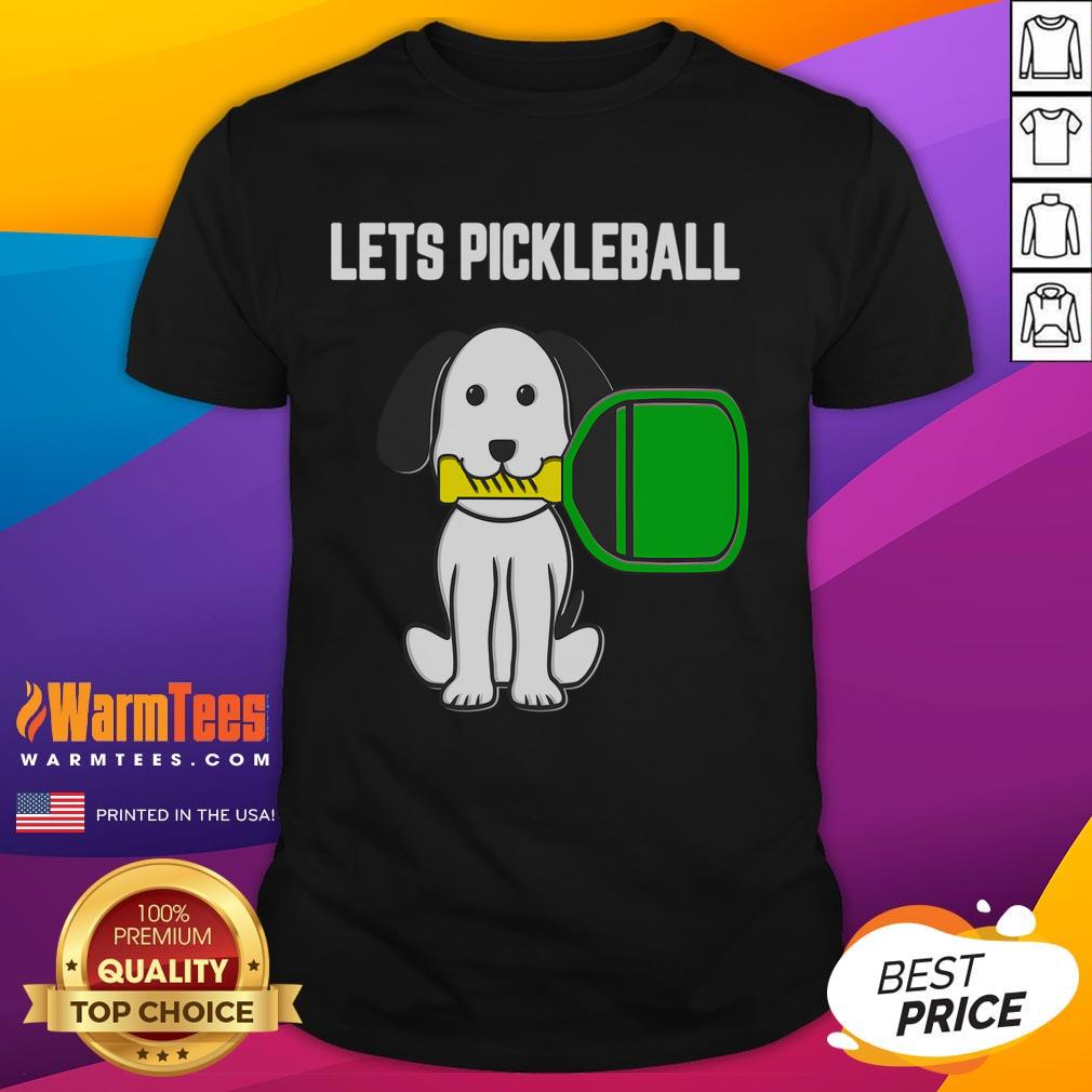 Alt Text: Cute God Lets Pickleball T-Shirt featuring a fun pickleball design, perfect for pickleball enthusiasts.