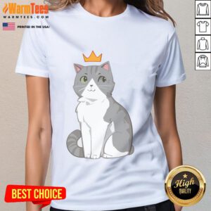 Cute Jellie King Cat Ladies Tee featuring a playful cat graphic, perfect for cat lovers and casual wear.