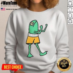 Cute K45ink frog boxer sweatshirt featuring a playful frog design, perfect for casual wear and animal lovers.