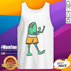 Alt Text: Cute K45ink frog boxer tank top featuring a playful frog design, perfect for casual summer wear.