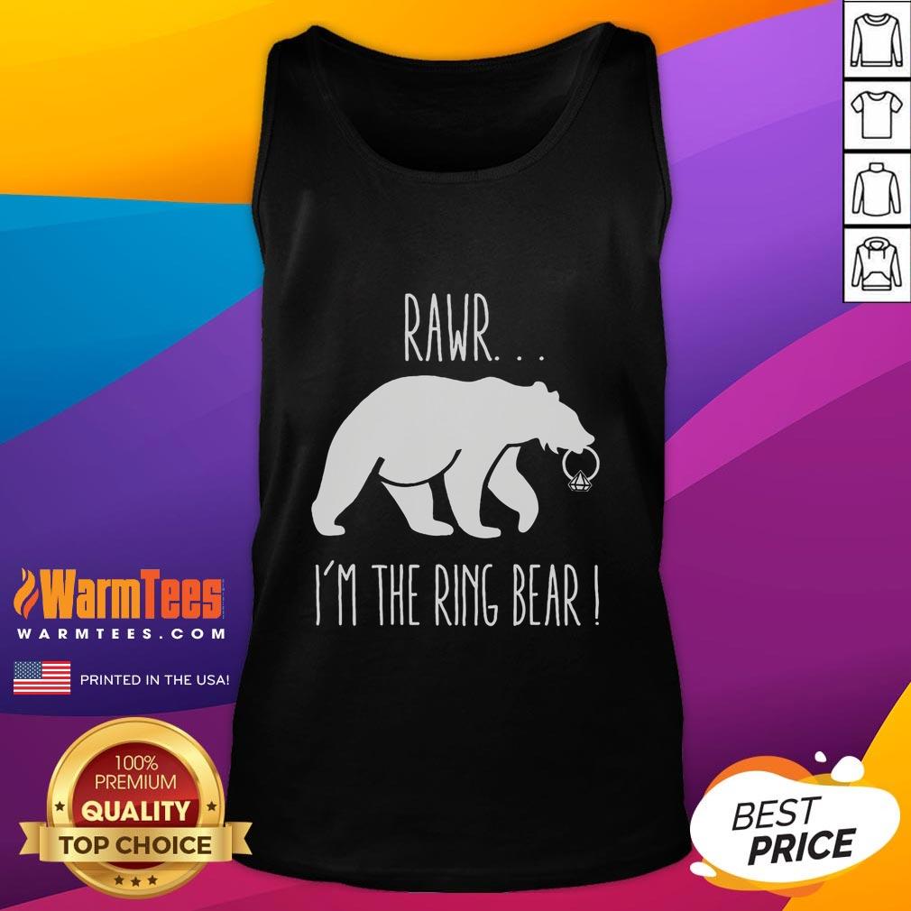Adorable ring bearer wearing a cute rehearsal dinner tank top, perfect for wedding pre-celebrations.