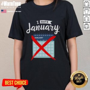 Funny calendar for January 2025 featuring humorous quotes for personal organizers, perfect for ladies' tee gifts.