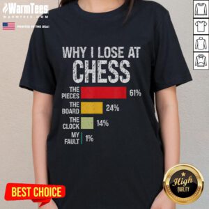 Funny chess player coach graphic tee for board game lovers, perfect for ladies who enjoy witty chess humor.