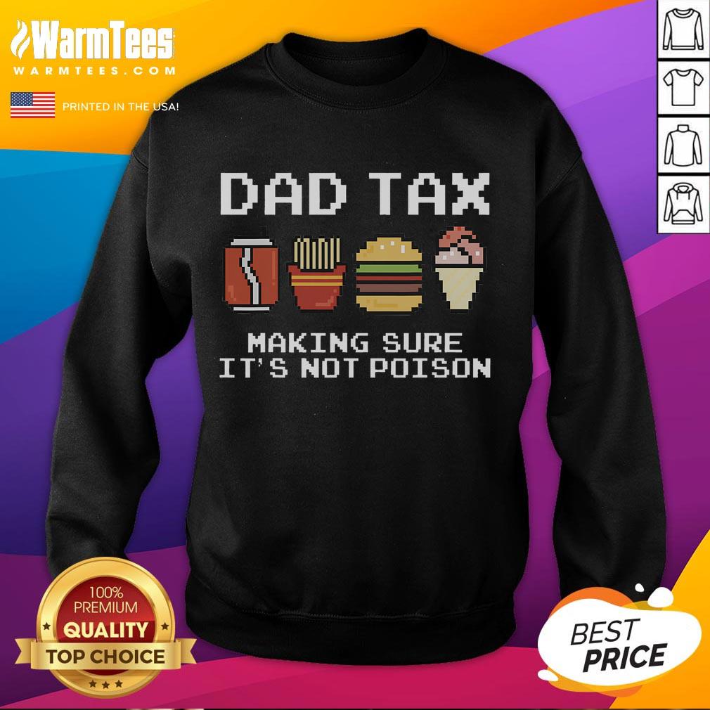 Funny Dad Joke Sweatshirt featuring 8-bit design, perfect for Father's Day and dads who love humor!