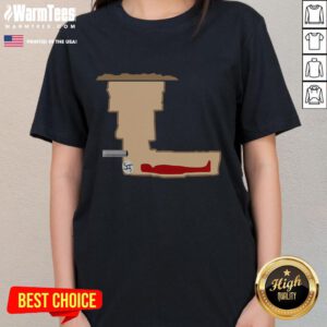 Funny math tee with the phrase 'Parallel lines never meet' for ladies, blending humor and education in a stylish design.