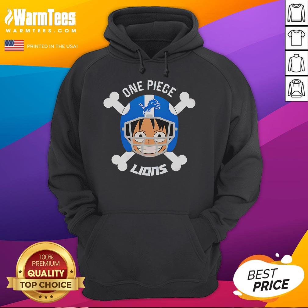 Good Detroit Lions X Luffy One Piece T-Shirt - WarmTees